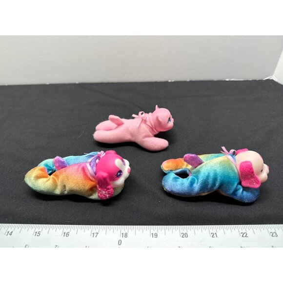 Puppies and Kitty Suprise Newborns Mini Bean Bags Plush Toys Set Of 3 - Picture 4 of 4